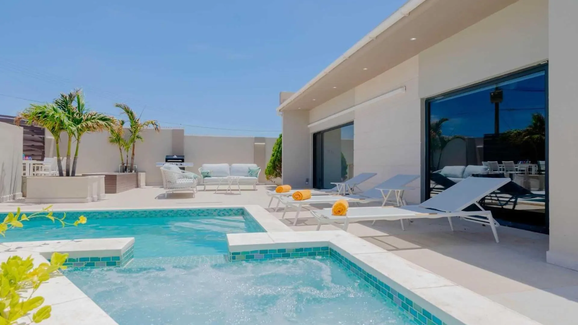 Cd03 - Private Villa With Pool - 5Min From Eagle Beach - 4Br House Palm Beach