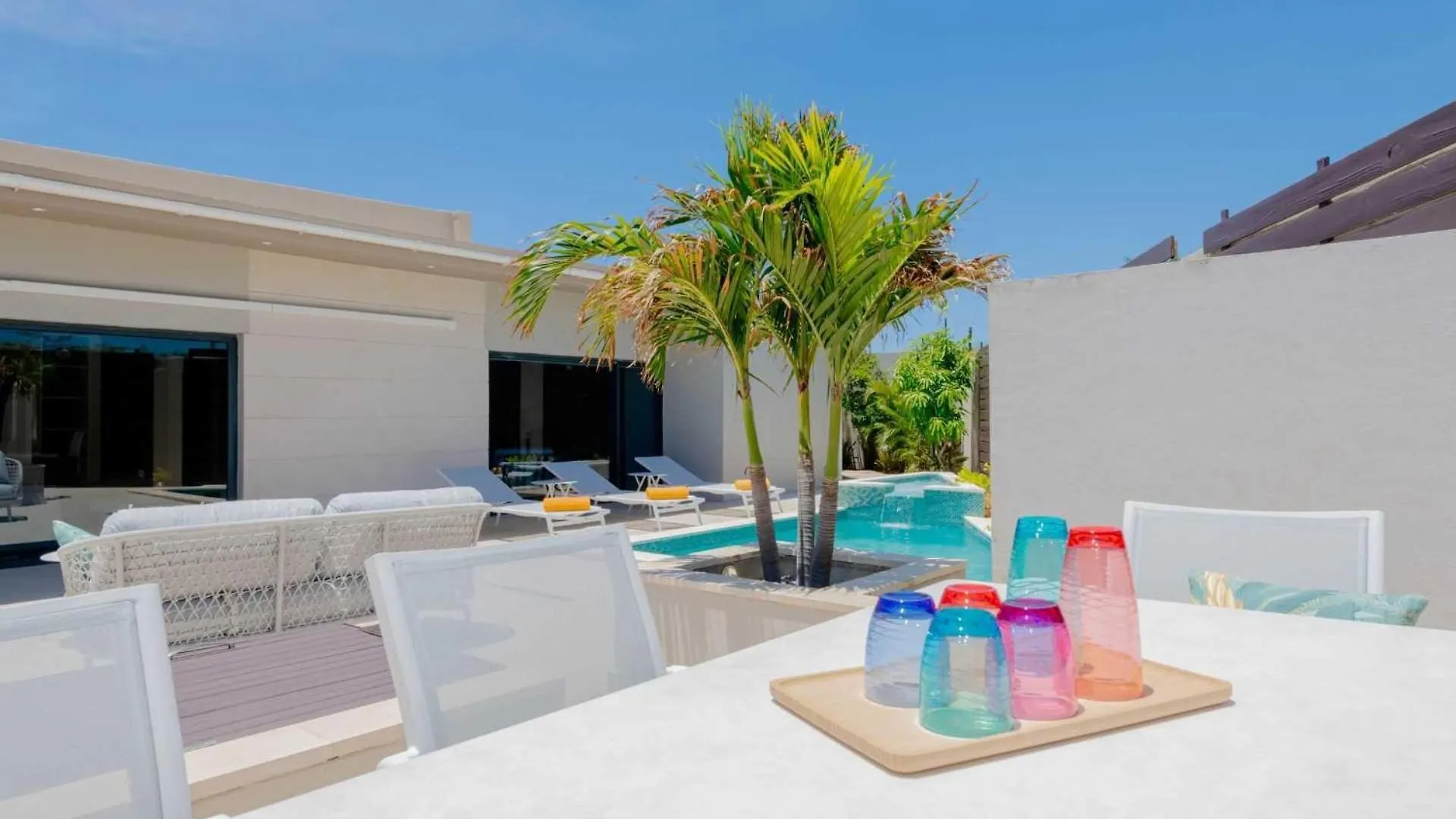 Cd03 - Private Villa With Pool - 5Min From Eagle Beach - 4Br House Palm Beach