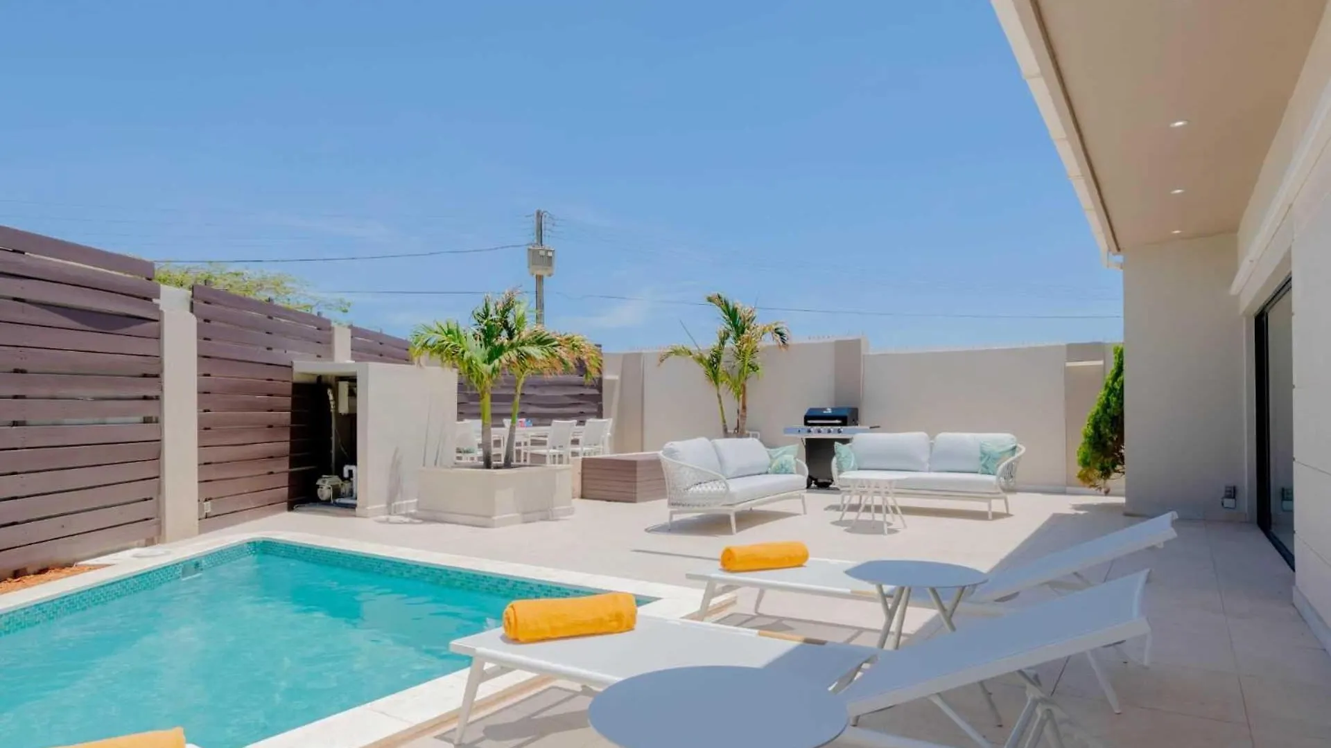 Cd03 - Private Villa With Pool - 5Min From Eagle Beach - 4Br House Palm Beach